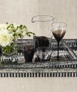 Kim Seybert Vague Highball Glass In Smoke, Set Of 4 Glassware