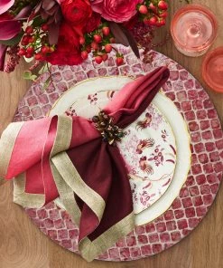 Kim Seybert Jaal Placemat In Plum, Set Of 4 Placemats