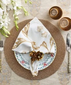 Kim Seybert Placemats Pavé Placemat In Gold, Set Of 4