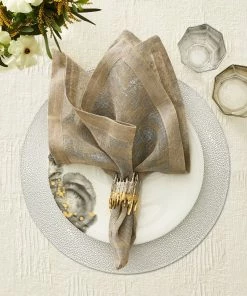 Kim Seybert Pebble Placemat In Silver, Set Of 4 Placemats