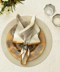 Kim Seybert Pebble Placemat In Gold, Set Of 4