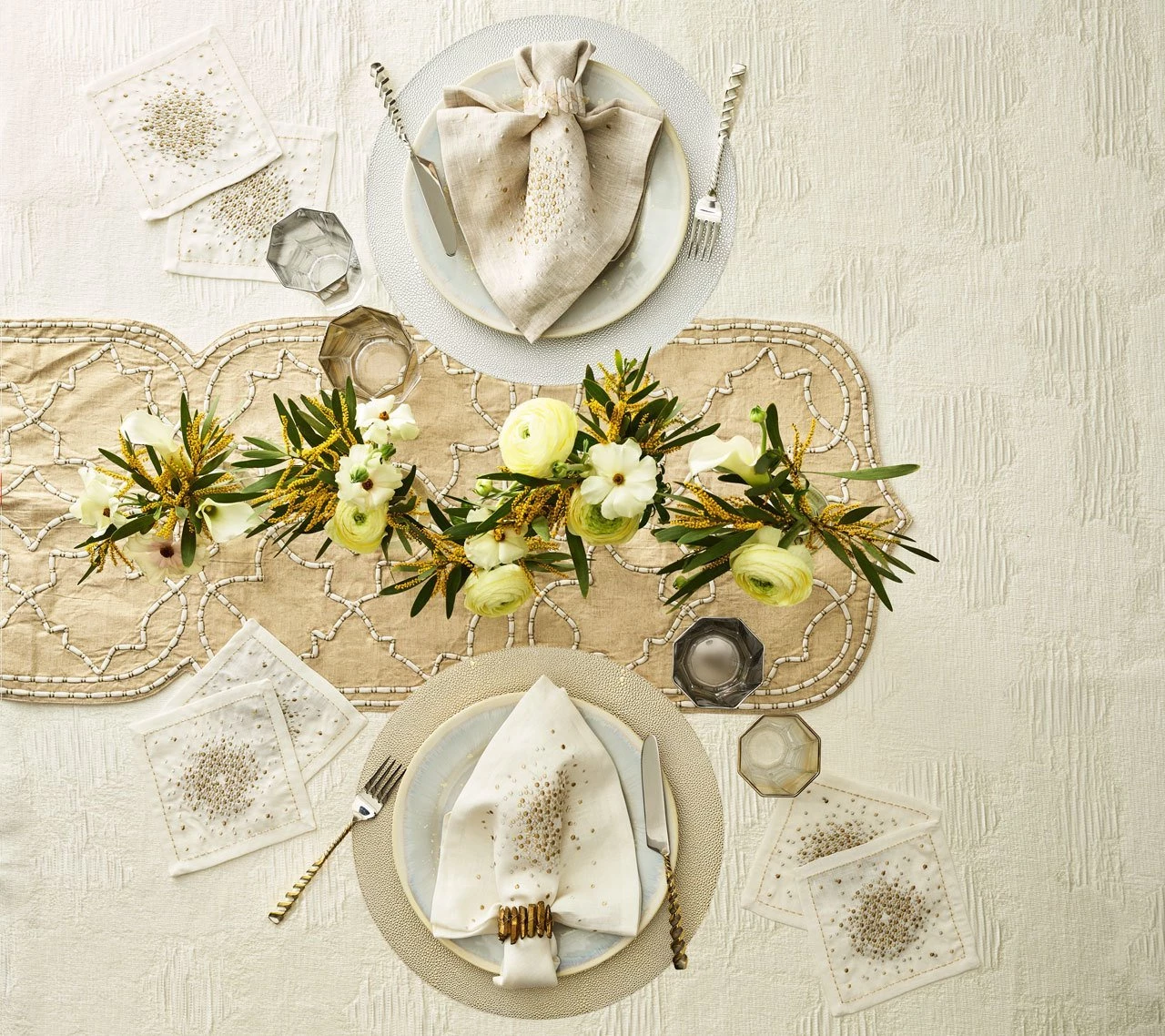 Kim Seybert Pebble Placemat In Silver, Set Of 4 Placemats