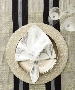 Kim Seybert Vermicelli Placemat In Silver & Crystal, Set Of 4