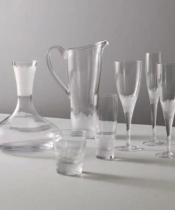Kim Seybert Glassware Paillette Tumbler In Frost, Set Of 4
