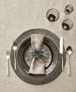 Kim Seybert Brilliant Napkin Ring In Silver, Set Of 4