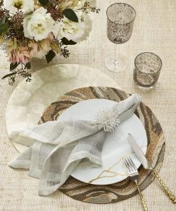 Kim Seybert Brilliant Napkin Ring In Clear, Set Of 4