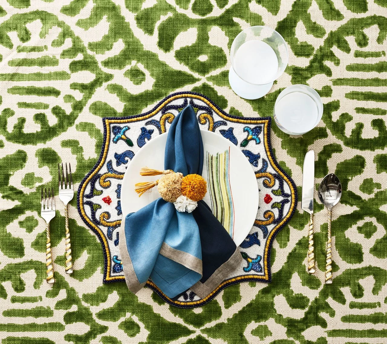 Kim Seybert Seville Placemat In Multi, Set Of 2 Placemats