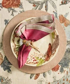 Kim Seybert Napkin Rings Mahout Napkin Ring In Gold, Set Of 4 In A Gift Box