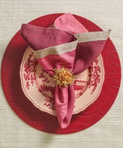 Kim Seybert Croco Placemat In Red, Set Of 4 Placemats