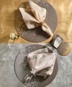 Kim Seybert Glam Knot Napkin Ring In Silver, Set Of 4 Napkin Rings