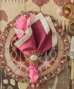 Kim Seybert Glassware Paillette White Wine Glass In Gold, Set Of 4