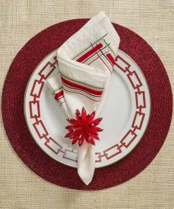 Kim Seybert Placemats Confetti Placemat In Red, Set Of 4