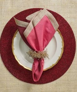 Kim Seybert Dip Dye Napkin In Berry & Plum, Set Of 4