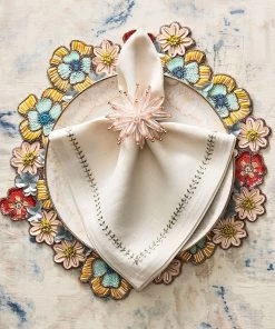 Kim Seybert Napkin Rings Constellation Napkin Ring In Blush, Set Of 4