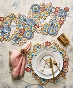 Kim Seybert Bouquet Table Runner In Multi