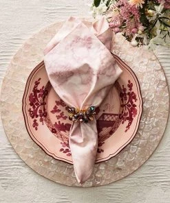Kim Seybert Placemats Camellia Placemat In Blush, Set Of 4
