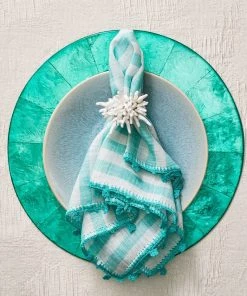 Kim Seybert Amalfi Napkin Ring In White, Set Of 4 In A Gift Box