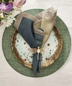 Kim Seybert Nymph Napkin Ring In Multi, Set Of 4 Napkin Rings