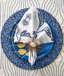 Kim Seybert Placemats Confetti Placemat In Navy, Set Of 4