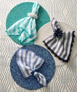 Kim Seybert Placemats Confetti Placemat In Navy, Set Of 4