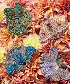 Kim Seybert Pheromone Drink Coasters In Multi, Set Of 4 In A Gift Bag