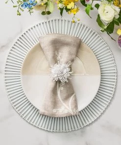 Kim Seybert Placemats Spoke Placemat In White, Set Of 4