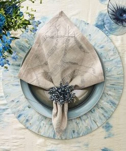 Kim Seybert Tahiti Placemat In Periwinkle, Set Of 4 Placemats