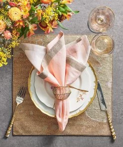 Kim Seybert Placemats Ethereal Placemat In Gold & Silver, Set Of 2