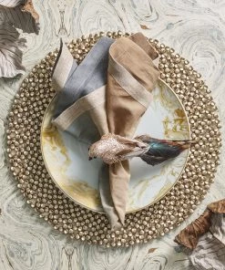 Kim Seybert Napkin Rings Glam Bird In Multi, Set Of 4