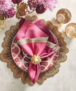 Kim Seybert Napkin Rings Orb Napkin Ring In Gold, Set Of 4