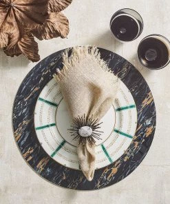 Kim Seybert Placemats Mineral Placemat In Black, Set Of 4