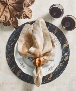 Kim Seybert Placemats Mineral Placemat In Black, Set Of 4