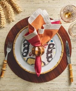 Kim Seybert Placemats Oak Placemat In Brown, Set Of 4
