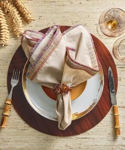 Kim Seybert Placemats Oak Placemat In Brown, Set Of 4