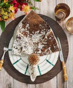 Kim Seybert Placemats Croco Placemat In Taupe, Set Of 4