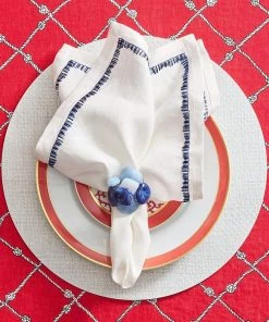 Kim Seybert Placemats Saigon Placemat In White, Set Of 4