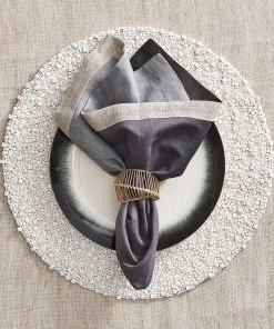 Kim Seybert Napkin Rings Cage Napkin Ring In Gold & Black, Set Of 4