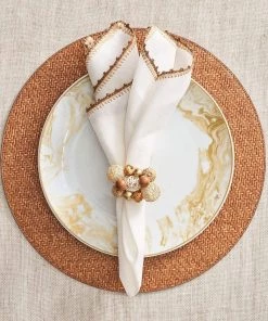 Kim Seybert Saigon Placemat In Brown, Set Of 4