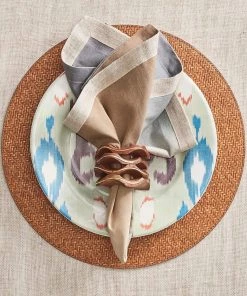 Kim Seybert Saigon Placemat In Brown, Set Of 4