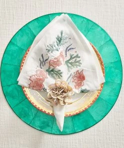 Kim Seybert Napkin Rings Dahlia Napkin Ring In Ivory, Set Of 4