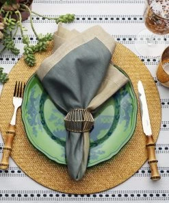 Kim Seybert Oriente Italiano Dinner Plate, Malachite, Set Of 2