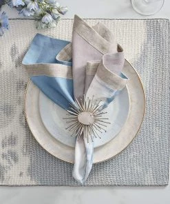 Kim Seybert Ethereal Placemat In Ivory & Gray, Set Of 2
