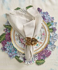 Kim Seybert Hydrangea Placemat In Multi, Set Of 2 Placemats