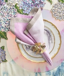 Kim Seybert Hydrangea Drink Coasters In Multi, Set Of 4 In A Gift Bag