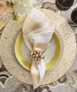 Kim Seybert Placemats Marquis Placemat In Champagne, Set Of 4