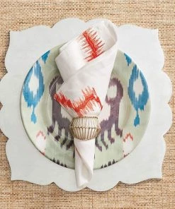 Kim Seybert Placemats Fez Placemat In White, Set Of 4