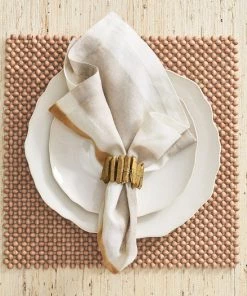 Kim Seybert Radiant Napkin Ring In Gold, Set Of 4