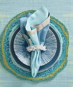 Kim Seybert Napkin Rings Carnival Napkin Ring In White, Set Of 4