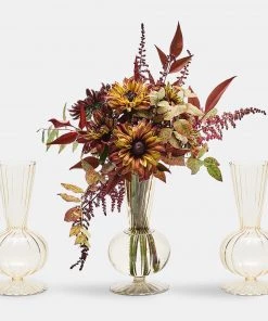 Kim Seybert, Inc. Tess Bud Vase In Champagne, Set Of 3 In A Box