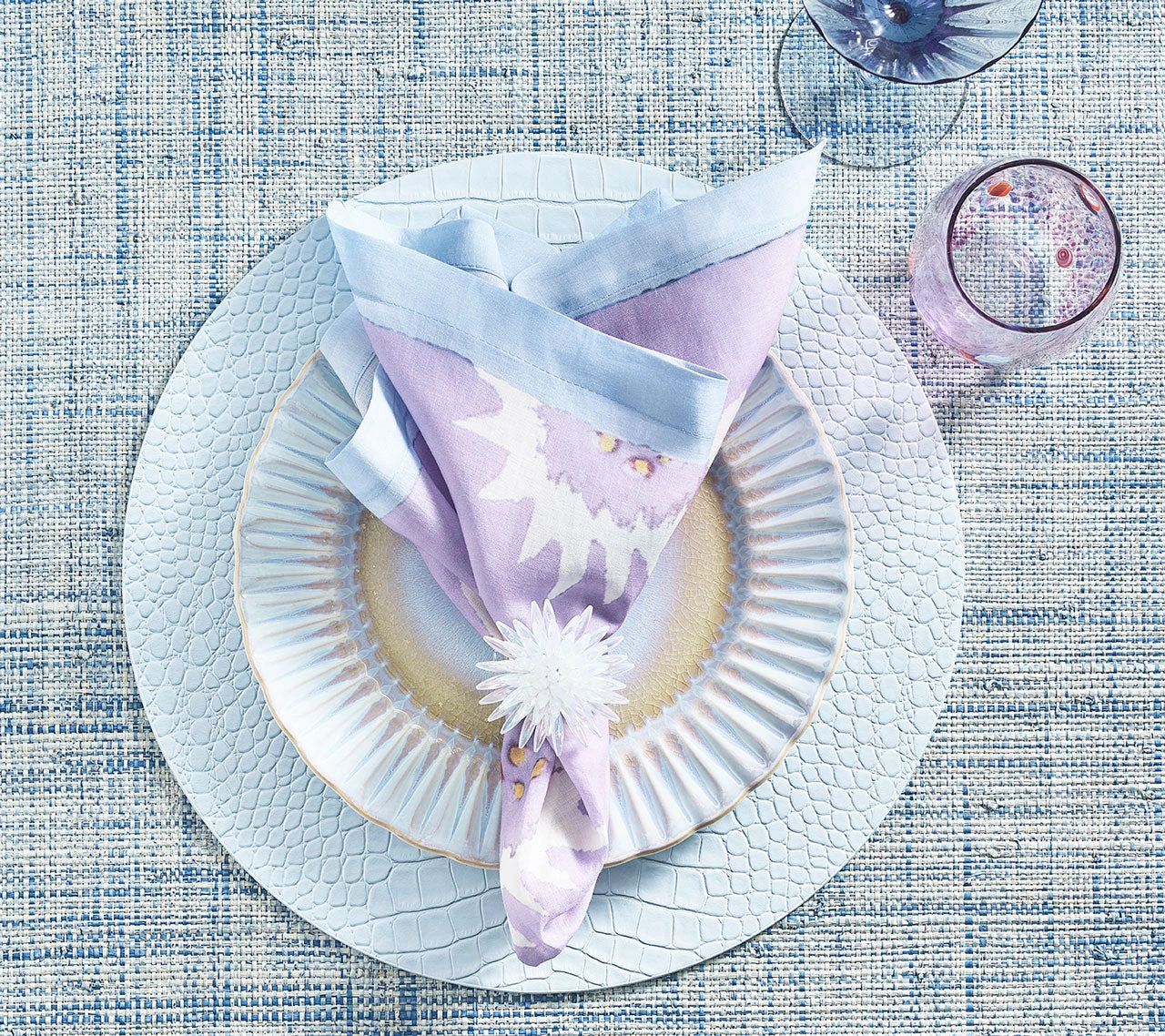 Kim Seybert Napkin Rings Mirage Napkin Ring In Iridescent, Set Of 4